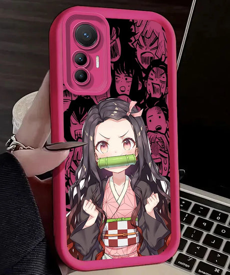 Cute Anime Demon Slayer Case For Xiaomi Poco C65 X7 X6 F6 F5 X5 X3 NFC F3 M6 Pro 4G Mi 13 12 11 Lite 5G 14 13T 12T 11T 14T Pro