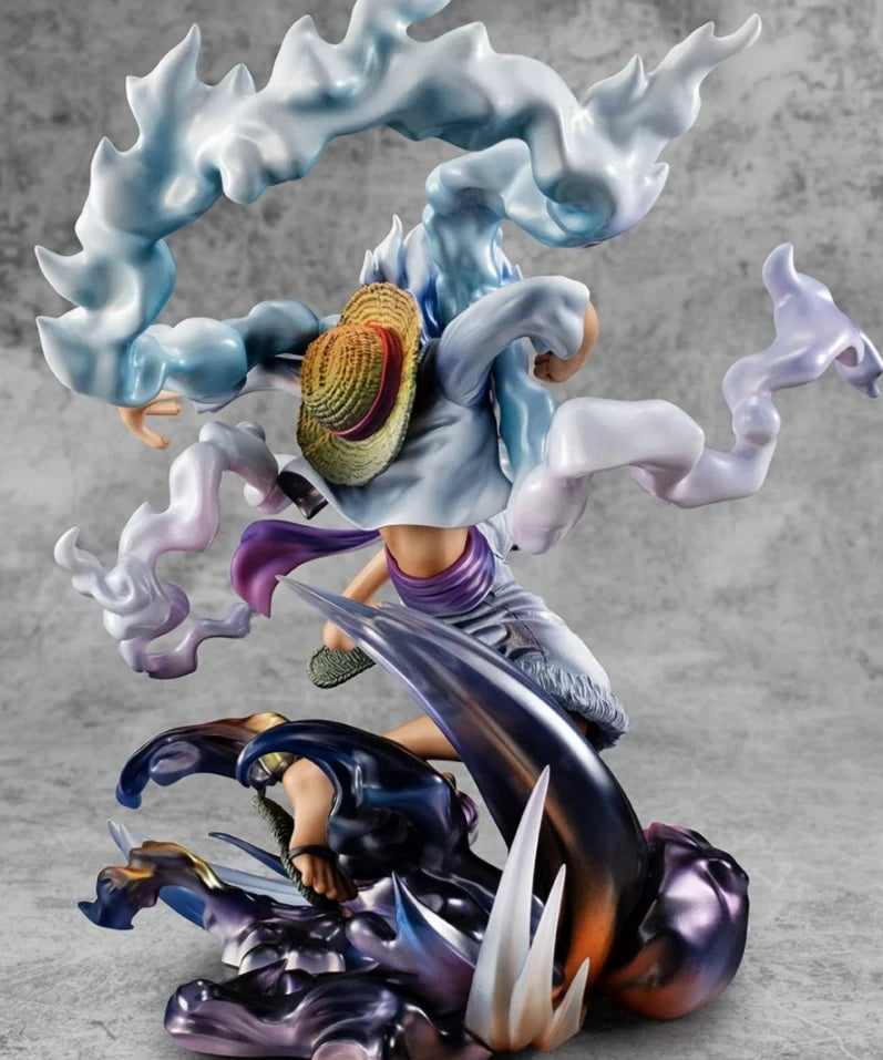 One Piece Lffy Anime Figure Gear 5 Luffy Action Figurine Sun God Nika Luffy Statue PVC Statue Model Doll Collection Toy Gifts