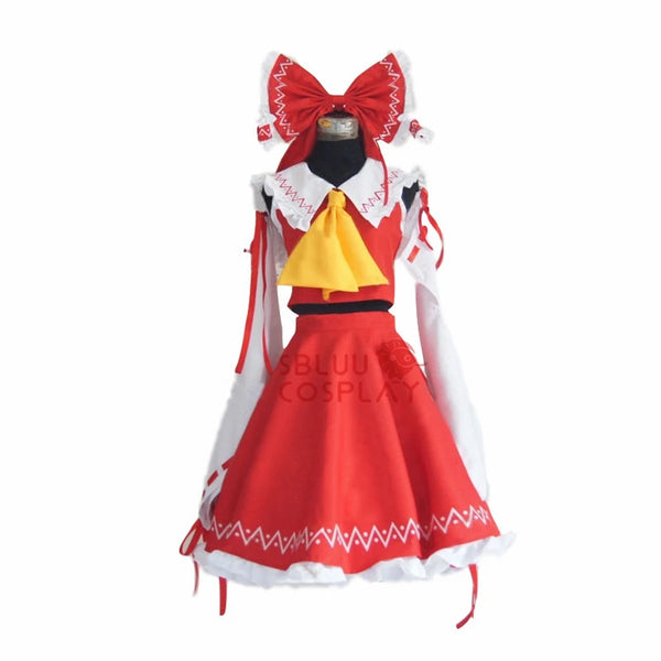 Touhou Project Reimu Hakurei Cosplay Costume