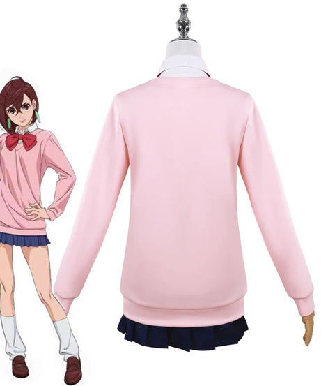 Dandadan Momo Ayase Cosplay Costume Anime Dandadan Dress Skirt School Uniform Earrings Choker Halloween Party for Girls Women