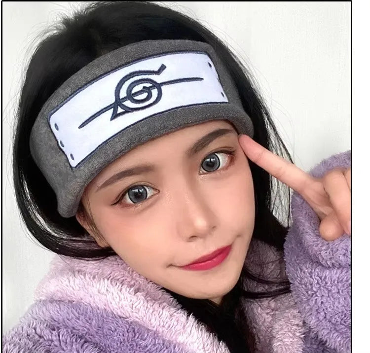Hatake Kakashi Konoha Ninja Symbol Cosplay Cotton Headband & Wristband Set 5