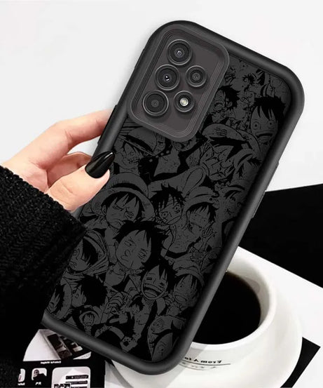 One Piece Nami D. Luffy Cute For Samsung A71 A52 A51 A34 A33 A22 A16 A15 A13 A04 A06 Note 20 Ultra 5G Eye Ladder Phone Case