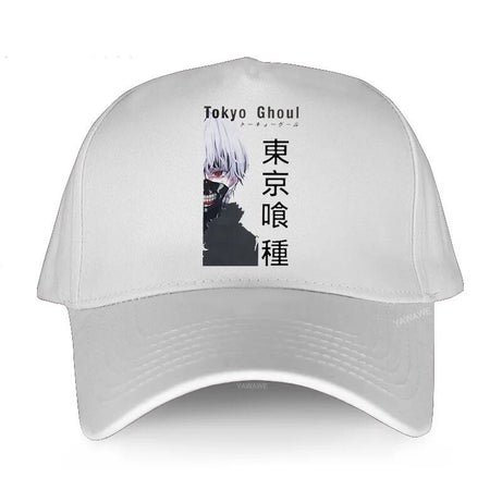 Latest Design Baseball Cap for Tokyo Ghoul Anime character Ken Kaneki's hat with materials cotton