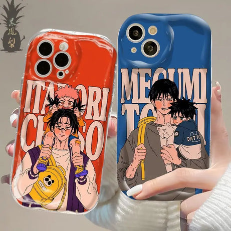 Jujutsu Kaisen Yuji Itadori Choso Fushiguro Megumi Mobile Phone Case Anime Cartoon Protective Cover Anti-Fall Water Proof New