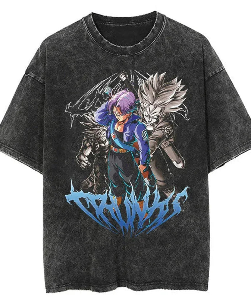 Dragon Ball Oversized Vintage T-Shirt – Streetwear Cotton Tee