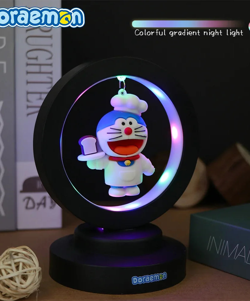 Doraemon LED Night Light – RGB Color Lamp for Kids' Bedroom & Gifts