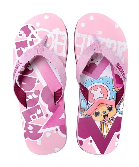 One Piece Roronoa Zoro Slippers Anime Sandals Women Men Home Bathroom Non Slip Flip Flops Outdoor Summer Beach Slides