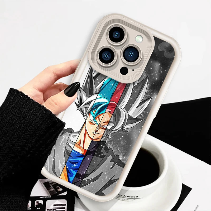 Dragon Ball Goku Soft Case for iPhone 15/14/13/12/11/XS/XR/X