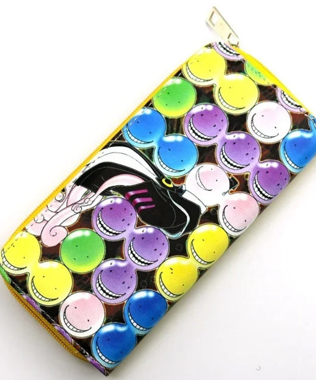 Anime Assassination Classroom Korosensei Long Women Wallets Men Card Holders Purse