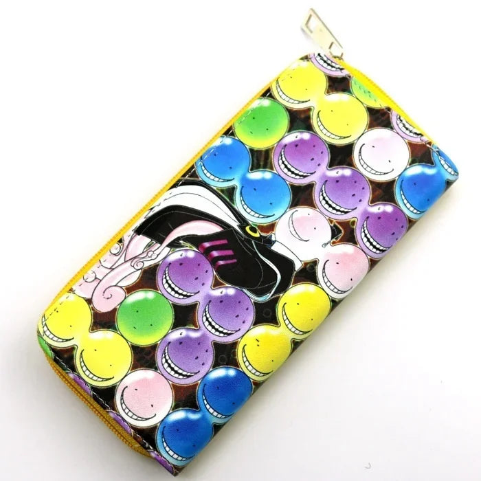 Anime Assassination Classroom Korosensei Long Women Wallets Men Card Holders Purse