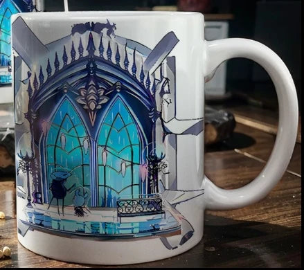 Hollow Knight Hornet Silk Song GK Tears City Window Mug Coffee Ceramic Color-Changing Cup Personalized Holiday Gift