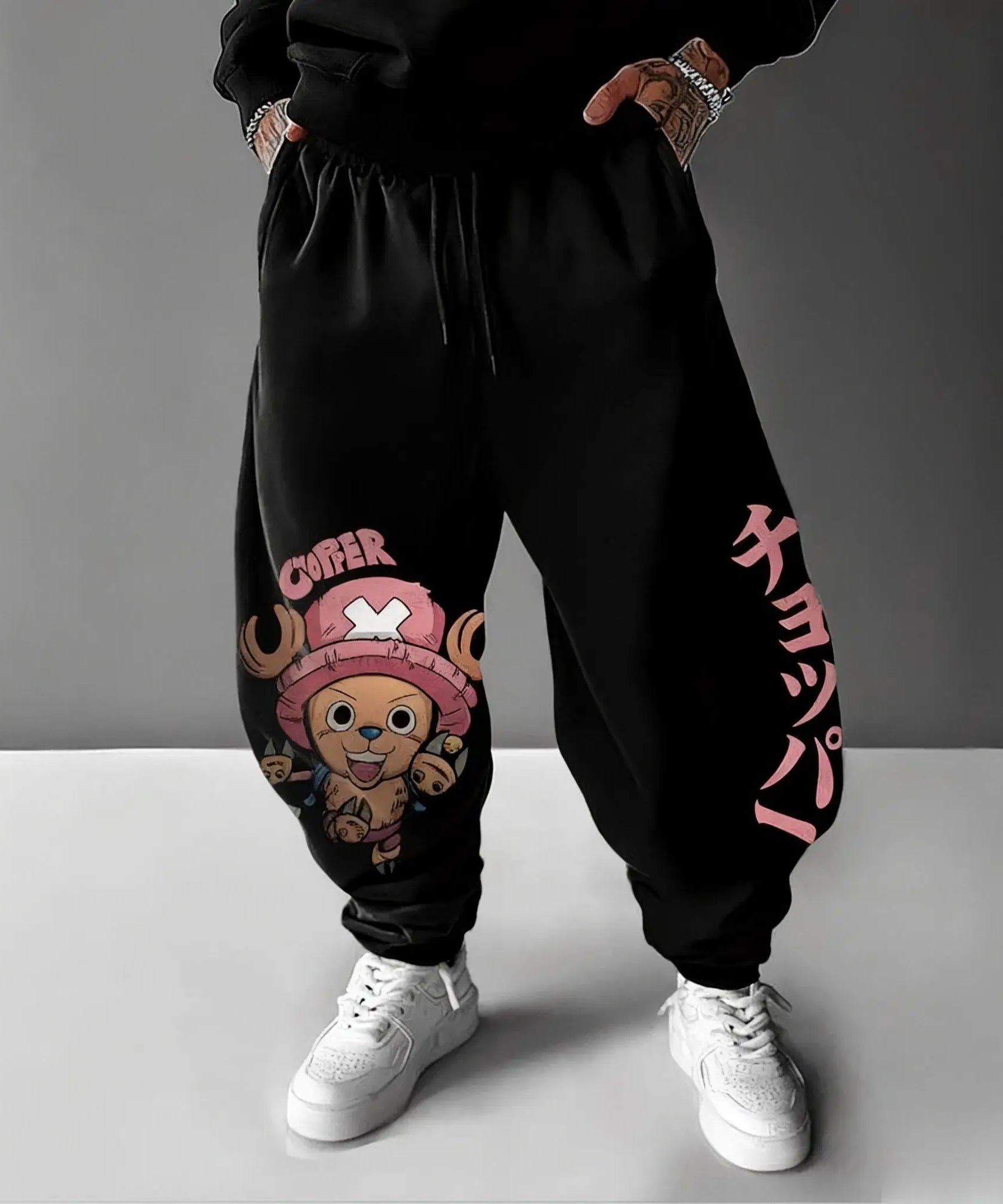 New Autumn One Piece Tony Tony Chopper Anime Print Men's Sports Pants Joggers Casual Streetwear Sweatpants Hip Hop Trousers