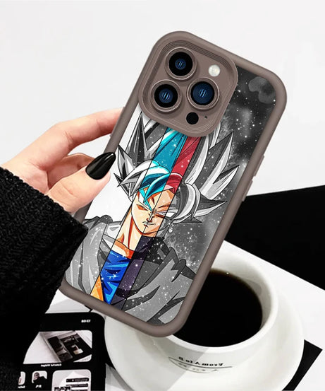 D-Dragon Ball Logo Japan Goku Eye Ladder For Apple iPhone 15 14 13 12 11 XS XR X Pro Max Plus Soft Phone Case