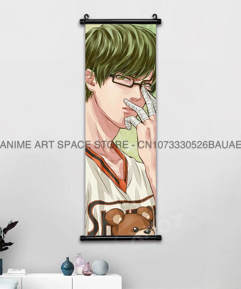 Kuroko no Basket Wall Scroll – Tetsuya Kuroko Anime Canvas Poster