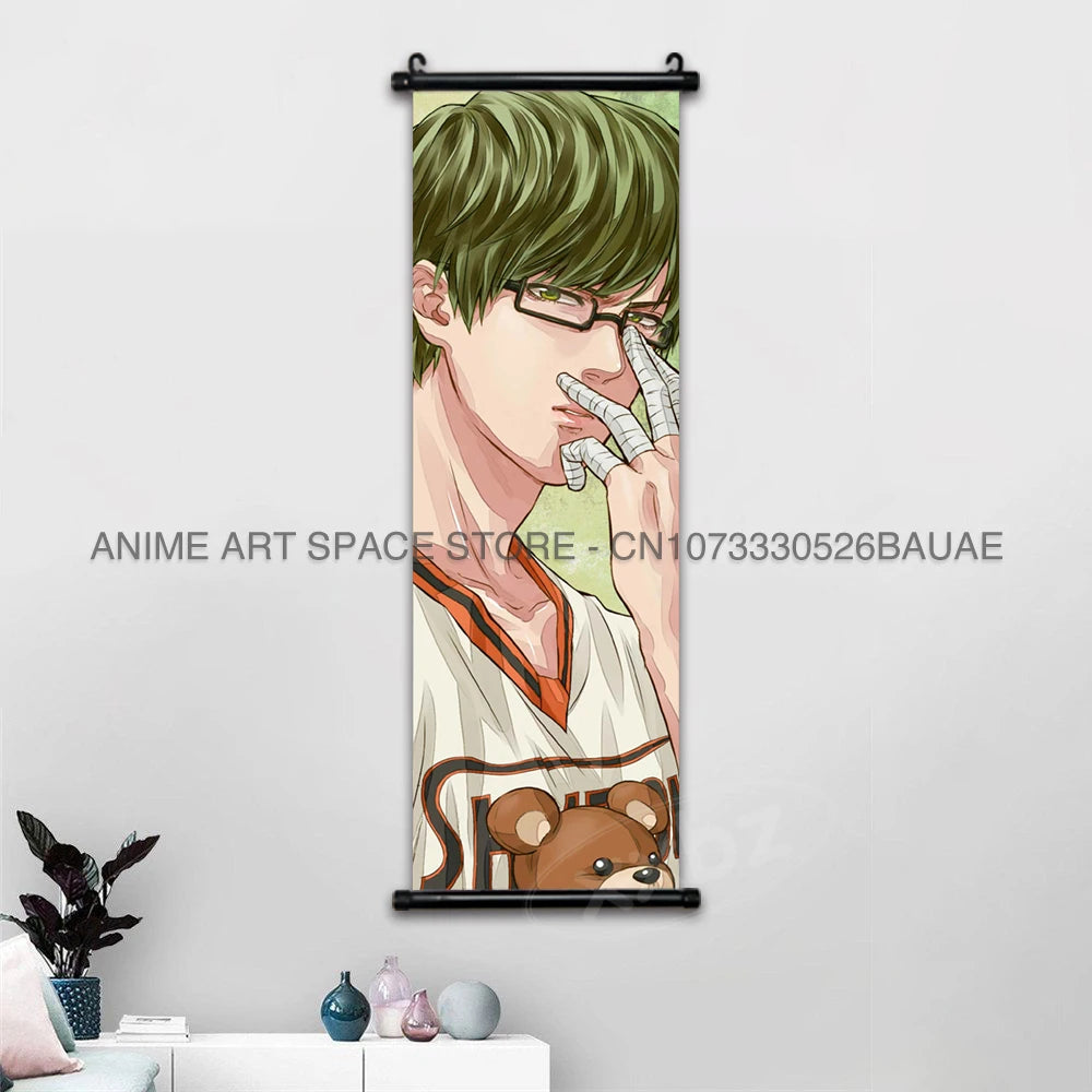 Kuroko no Basket Wall Scroll – Tetsuya Kuroko Anime Canvas Poster