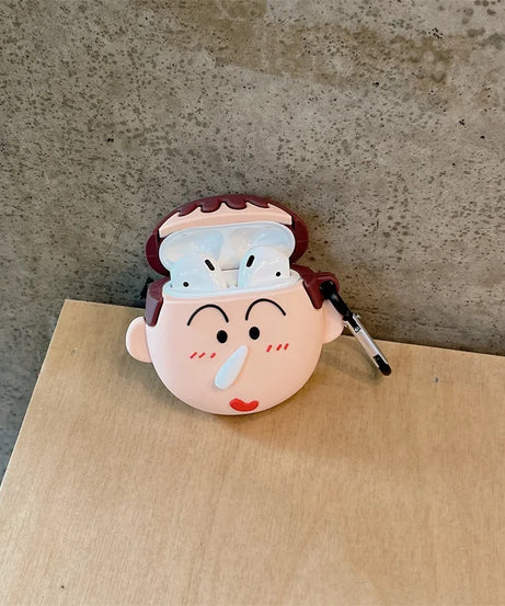 Cute 3D anime Snot Boy For Airpods Pro 2 Case,Soft Bluetooth Protective Earphone Cover For Airpods Pro Case For Boys Men