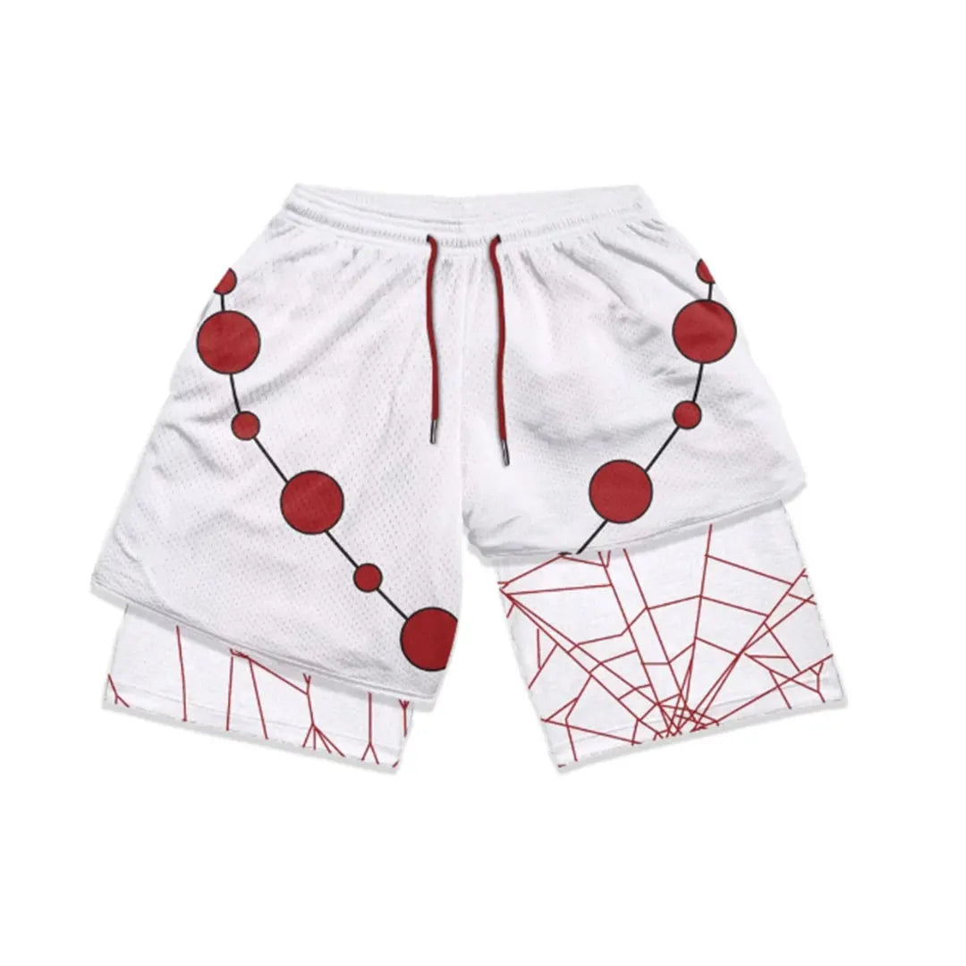 JoJo’s Bizarre Adventure 2-in-1 Gym Shorts – Quick-Dry Anime Fitness Wear