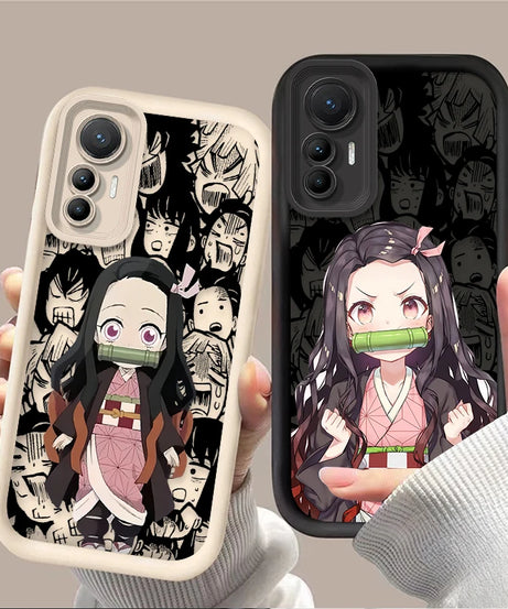 Cute Anime Demon Slayer Case For Xiaomi Poco C65 X7 X6 F6 F5 X5 X3 NFC F3 M6 Pro 4G Mi 13 12 11 Lite 5G 14 13T 12T 11T 14T Pro