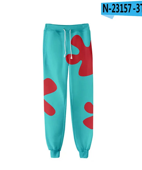 Anime Patrick Star 3D Joggers Pants Men/Women Casual Trousers Harajuku Hip Hop Sweatpants Pantalon Homme Streetwear