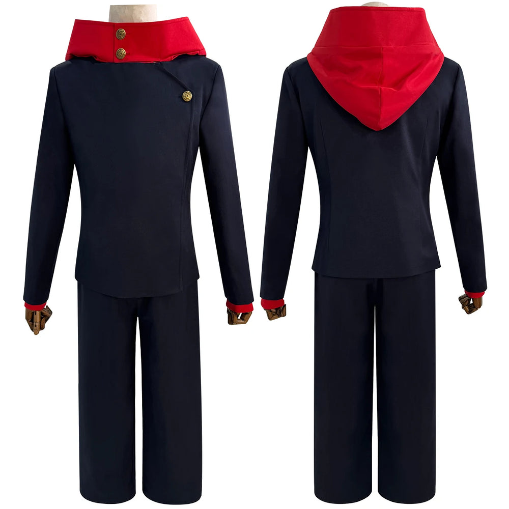 Anime Jujutsu Kaisen Yuji Itadori & Yuta Okkotsu Cosplay Costume – Upgraded Uniform Set 8