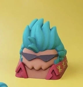 Monkey· D·Luffy cool creative personality kawaii anime peripheral cross axis universal Q version three-dimensional keyboard cap