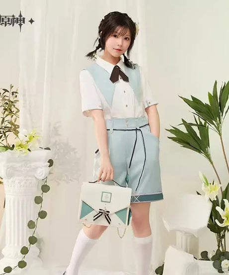 Game Anime GENSHIN IMPACT Venti Theme Show Casual Shorts Barbatos Pants