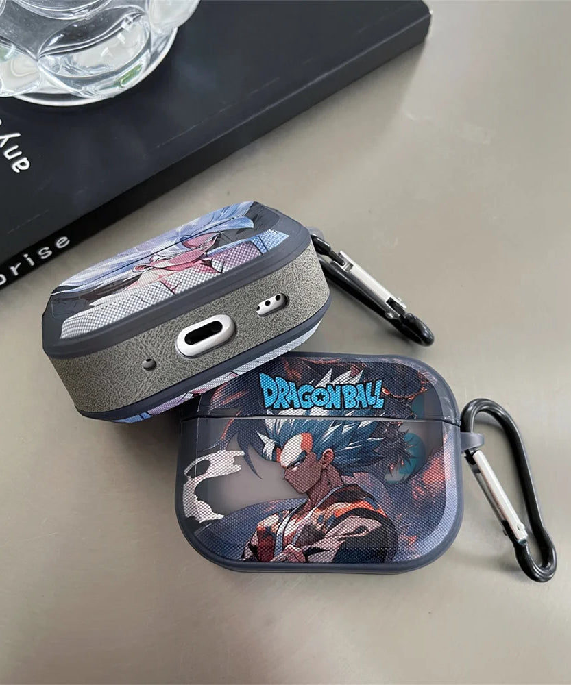 Anime Dragon Ball Goku Vegeta Earphone Case for Airpods 2nd 3rd Pro2 4th 2024 Wireless Bluetooth Headset Protective Cover