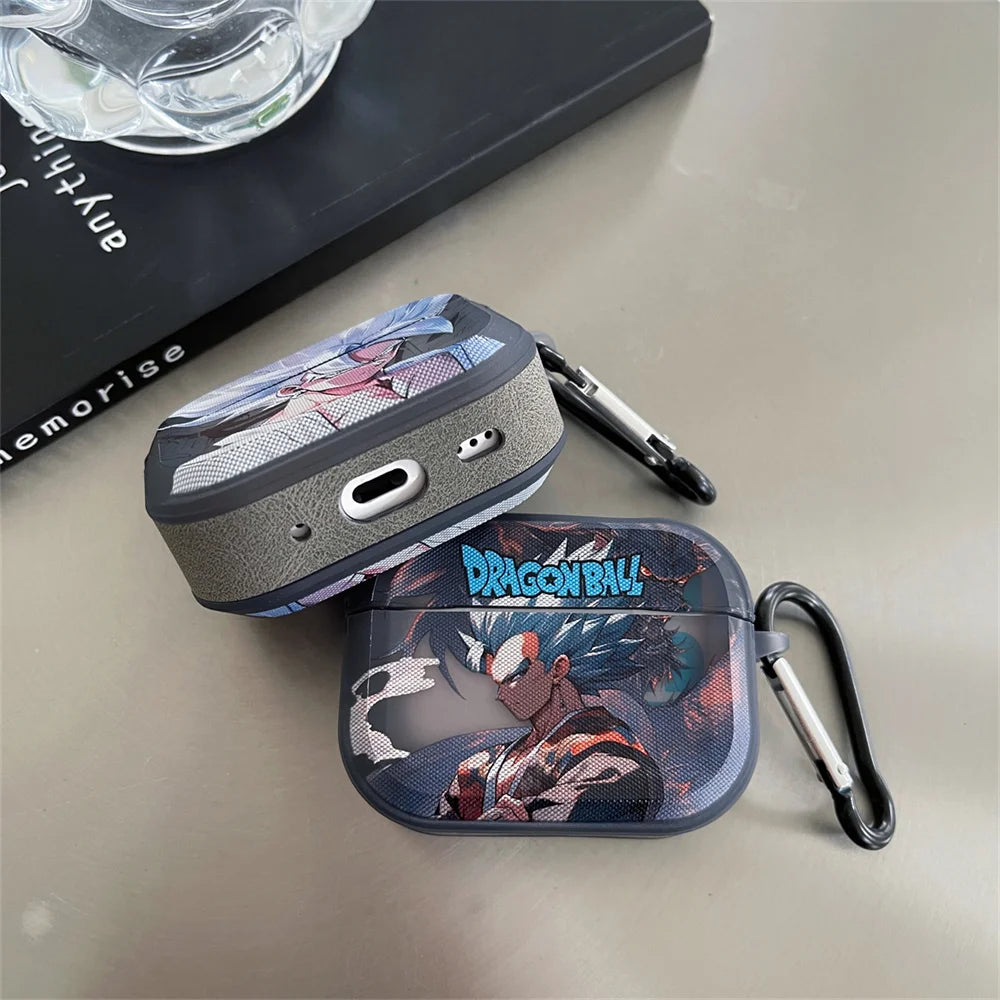 Anime Dragon Ball Goku Vegeta Earphone Case for Airpods 2nd 3rd Pro2 4th 2024 Wireless Bluetooth Headset Protective Cover
