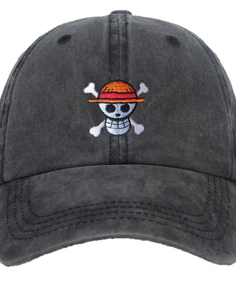 Popular Anime ONE PIECE Capsule Snapback Cap Cotton Baseball Cap for Men Women Hip Hop Dad Hat Bone Unisex