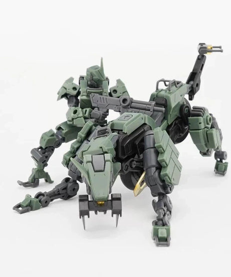 Number 57 1/24 Armored Puppet Hunting Fang Action Figures Assembly Model Kit Transforming Mecha Toy Desktop Ornament Boy Gift