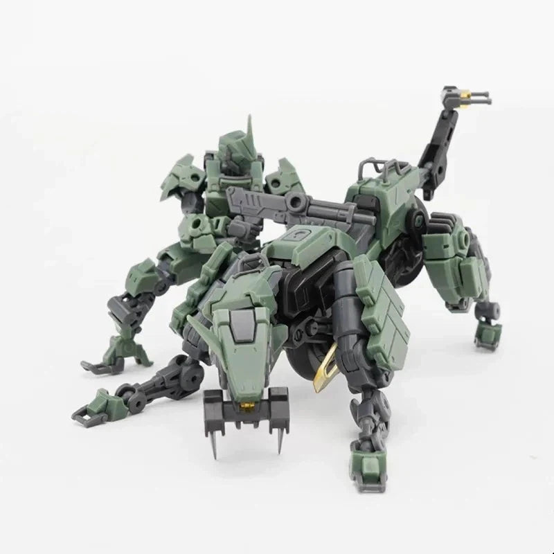 Number 57 1/24 Armored Puppet Hunting Fang Action Figures Assembly Model Kit Transforming Mecha Toy Desktop Ornament Boy Gift