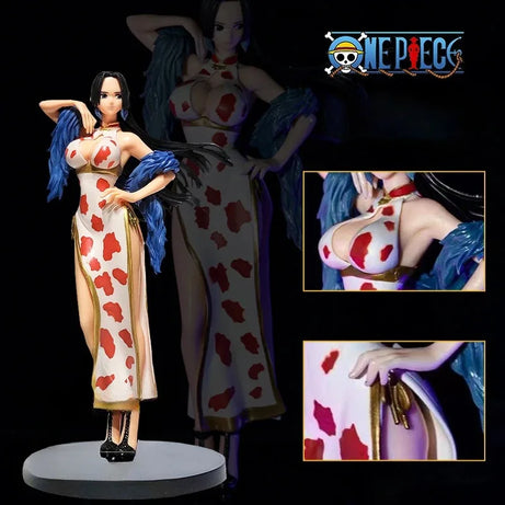 25CM Anime One Piece Figurine Honey Cheongsam Boa Hancock Sexy Girl PVC Action Figures Collection Model Doll Toys Birthday Gift