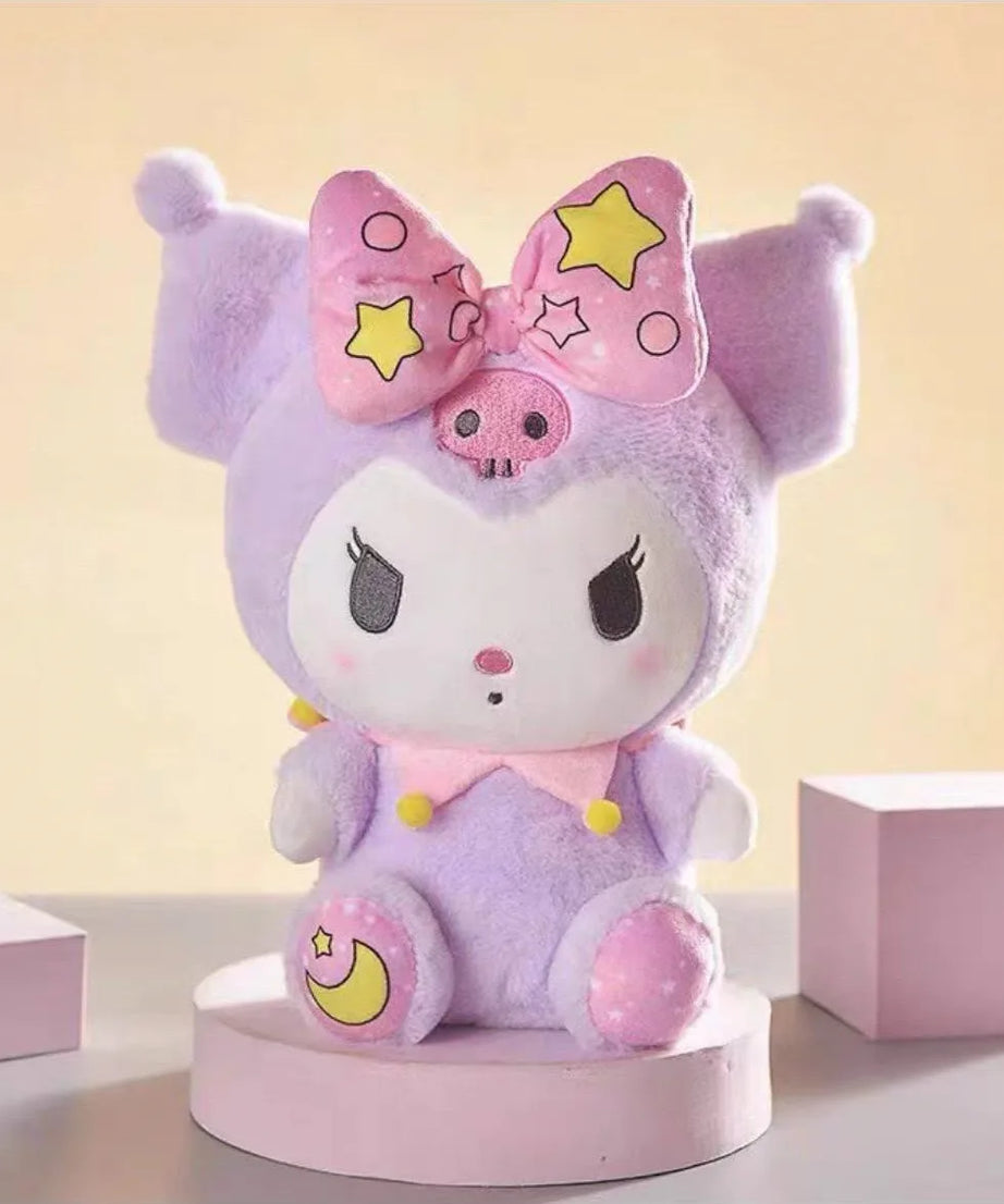 Sanrio 25Cm Anime Kuromid Toys Kawaii Mymelody Cinnamorol Plush Soft Stuffed Animals Doll Plushie Pillow Xmas