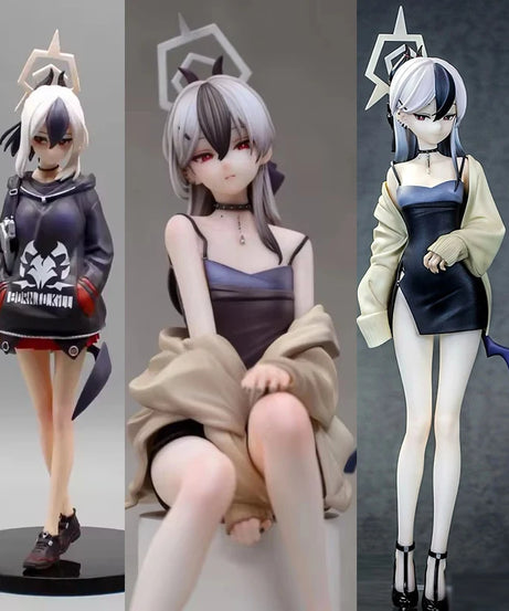 18cm Anime Kayoko Figurine Beautiful Girl Blue Archive Figure Gk Onikata Dress Ver Statue PVC Adult Collectible Decor Model Toys