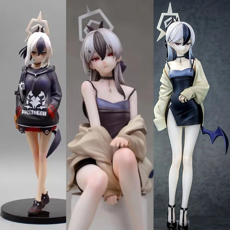 18cm Anime Kayoko Figurine Beautiful Girl Blue Archive Figure Gk Onikata Dress Ver Statue PVC Adult Collectible Decor Model Toys