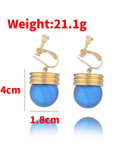 Phantom Troupe Chrollo Lucilfer Cosplay Earrings Anime Hunter x Hunter Clip Earrings for Women Men Jewelry Gift