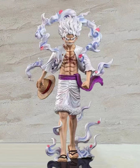 23cm One Piece Anime Pop Monkey D Luffy Action Figure Anniversary Model Gear 5 Nika Luffy Pvc Statue Doll Collection Toys