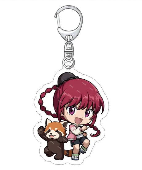 Anime Sakamoto Days NEW Acrylic Acrylic Fun Keychain Animation Related Product Girl Gift Key Chain Bag Charm Q version Pendant