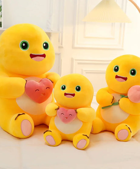 Kawaii Milk Dragon Stuffed Doll Plush Toy Cute Milk Dragon with Flower Soft Toy for Kids Birthday Xmas Gift for Girls and Friend