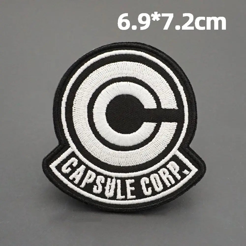 Dragon Ball Animation Peripherals Creative Kawaii Son Goku Vegeta Majin Buu Clothes Patches Embroidered Velcro Badges