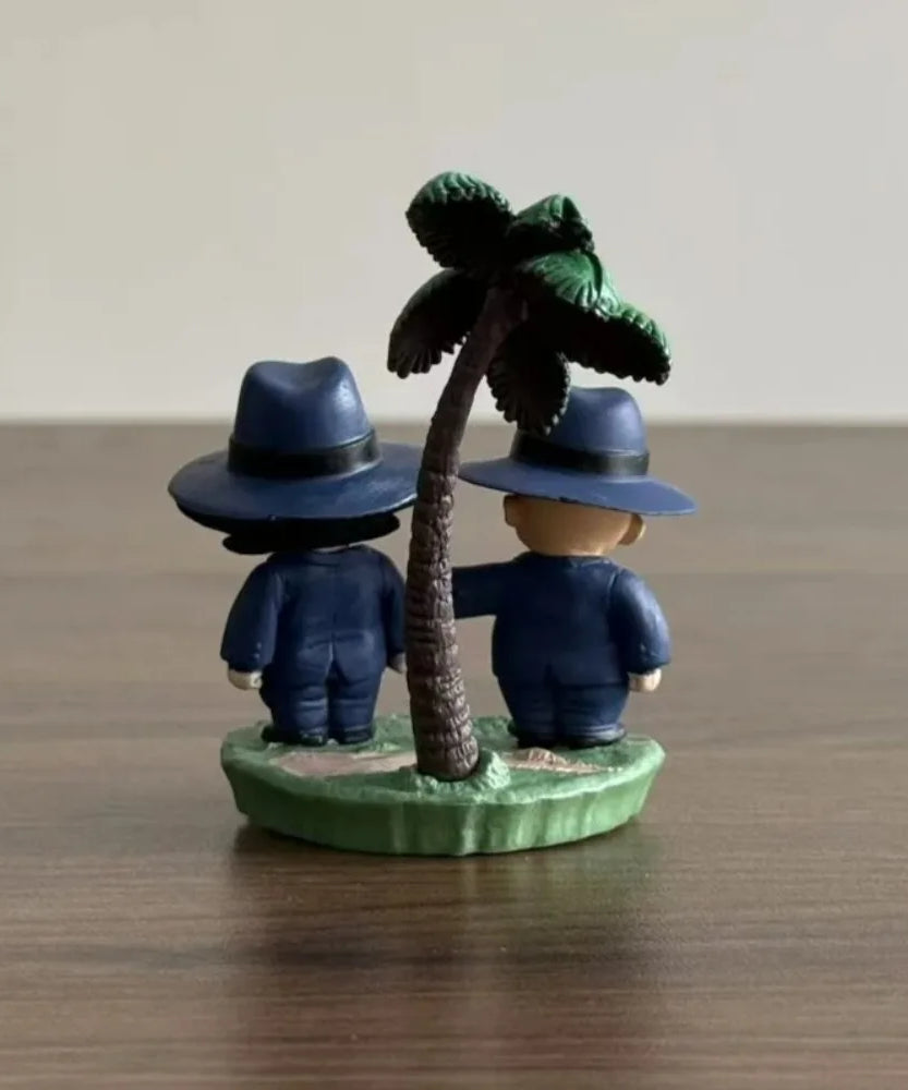 7cm/2.76in Anime Dragon Ball Figure Krillin and Goku Action Figures Pvc Statue Desktop Ornamen Collection Model Toys