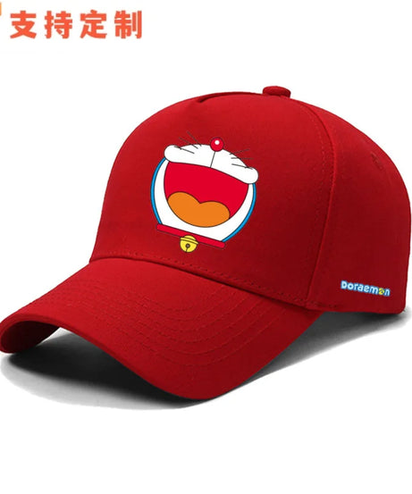 Doraemon machine cat little ding-dong anime outdoor leisure baseball cap sports sunshade sunscreen duckbill hat for men