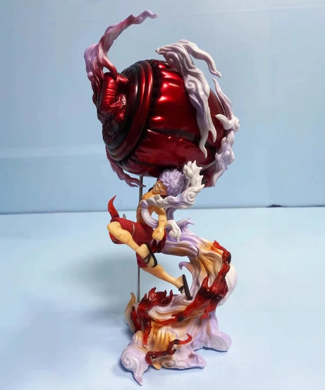 One Piece Onigashima Nika Luffy Action Figure 3 Interchangeable Hand Forms Anime Model Toy Exquisite Pvc Statue Deco Fans Gift