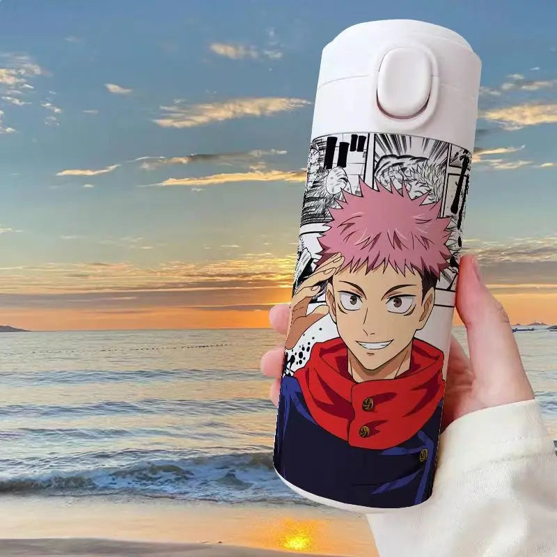 Gojo Satoru Jujutsu Kaisen Thermos Bottle – Anime Stainless Steel Water Cup