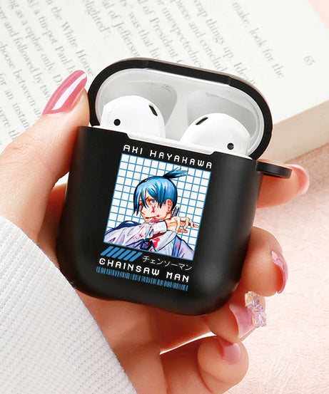 Anime Chainsaw Man Airpods Case for Apple Airpods Pro 2 1 2 3 Protective Denji Makima Aki Pochita Airpods Pro Case
