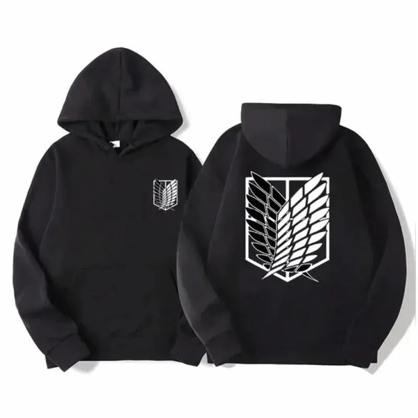 Attack on Titan Anime Hoodie – Premium Scout Regiment Streetwear Pullover for Men & Women