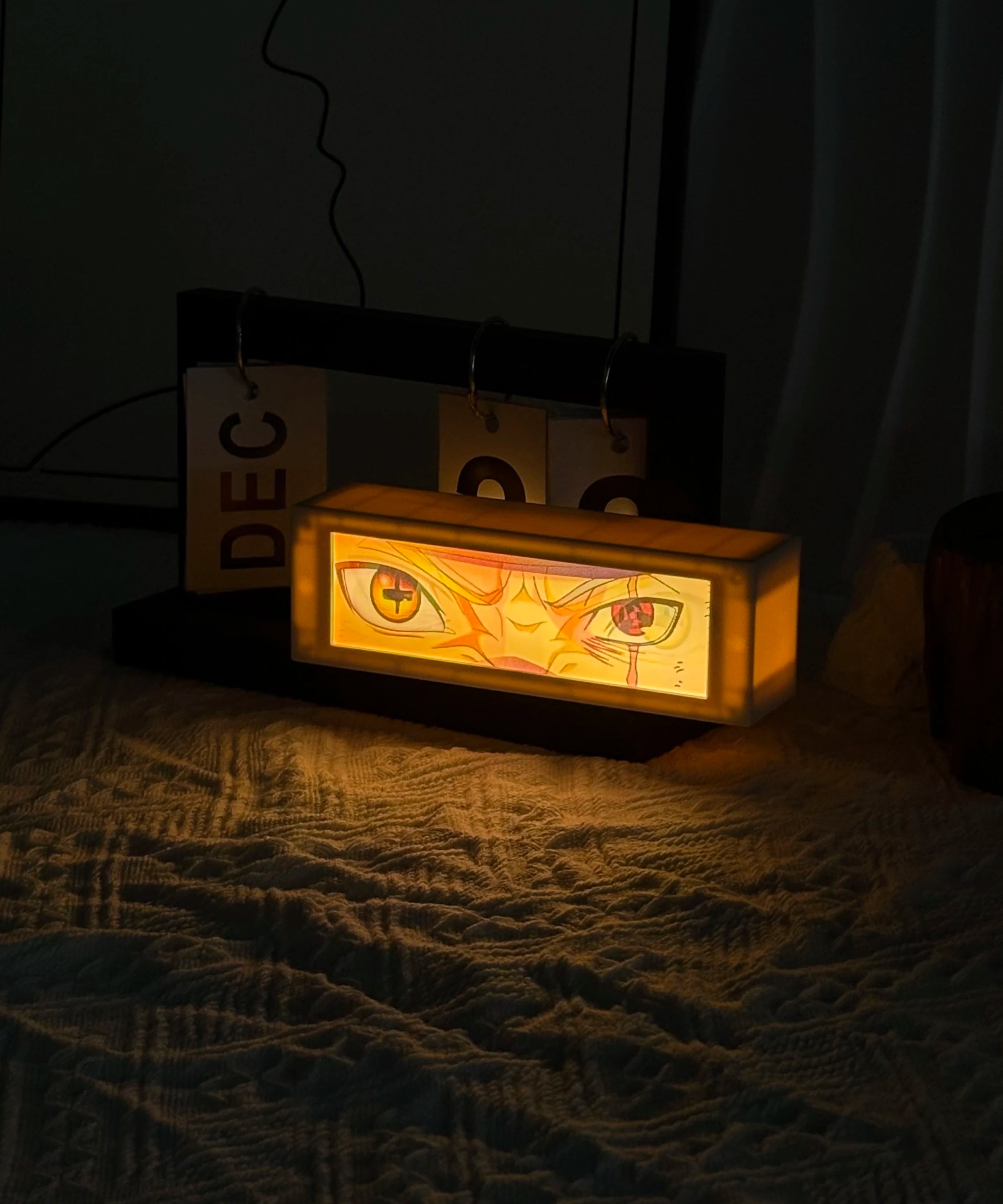 Anime 3D Motion Light Box – Manga Night Lamp for Bedroom & Gifts