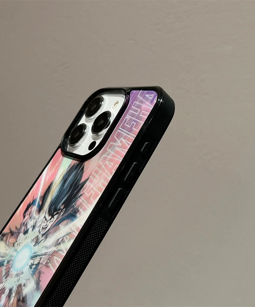 For Magsafe Magnetic Dragon Ball Phone Case For iPhone 16 15 14 13 12 17 Goku Vegeta Saiyan 3D Changing Visual Cases