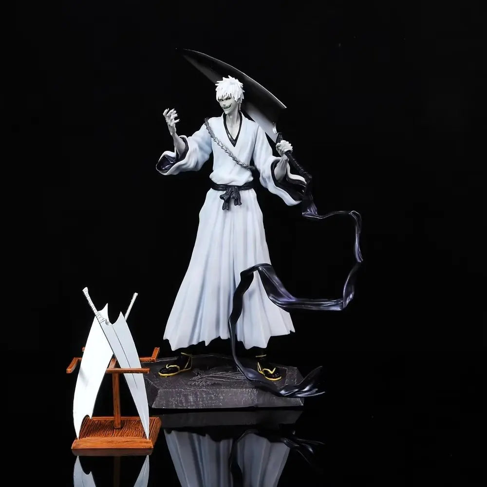 33cm BLEACH Thousand-Year Blood War Kurosaki Ichigo Zangetsu Anime Action Figure Toys Doll Collection Christmas Gift No Box