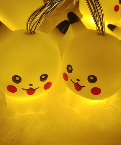 Pikachu LED Night Light – Cute Anime Pendant for Holiday Decor